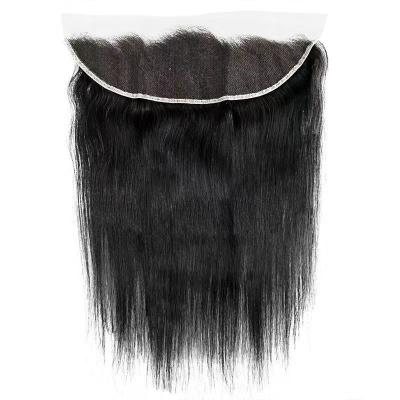 China JIAHUI 13x4 Straight Lace Frontal Vendor, Super Thin Sheer Lace Closure Headband With Woman Hair, Straight Wave Wholesale for sale