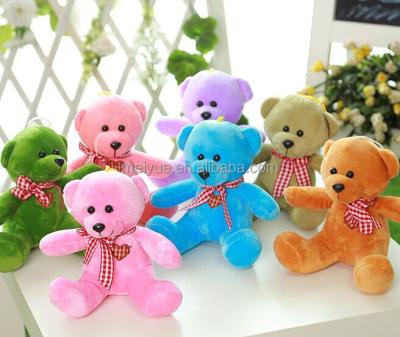 China Plush 20cm Teddy Bears Assortment stuffed colorful for sale