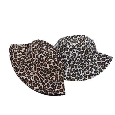 China Fashion\Wholesale Fashion Comfortable\Durable Printed Ourdoor Adult Adjustable Leopard Reversible Fishing Hats for sale