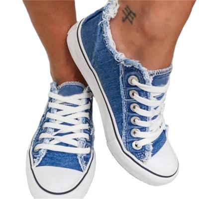 China Fashion trend high fashion ladies canvas shoes new comfortable and good quality ladies canvas shoes for sale