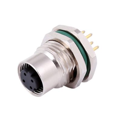 China Factory Price IP67 Automotive Waterproof Penal Mount 2 3 4 5 6 7 8 9 10 11 12 Pin Circular Wire Panel Mount Connector for sale