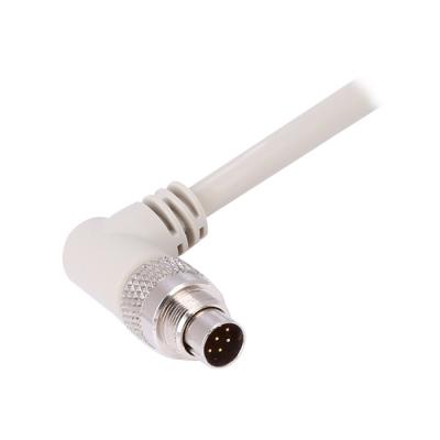 China Assemble 2 3 4 5 7 8 Pins M9 Male Femal Degree 90 / Straight Waterproof Cable Connector Ip65/67/68 A/B/C/D Code for sale