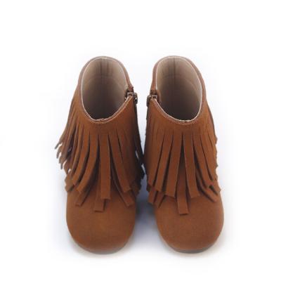 China New Arrival Durable Eco-Friendly Lightweight Fashion Baby Booties Baby Shoes Winter Leather Boots for sale