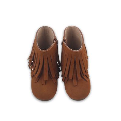 China Factory Wholesale Breathable Shoe Infant Shoes Leather Soft Toddler Baby Booties for sale