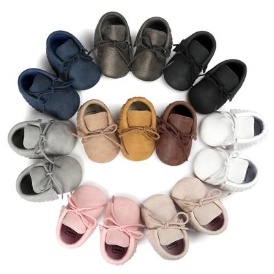 China Wholesale Genuine Cow Leather Baby Leather Soft Sole Moccasins for sale