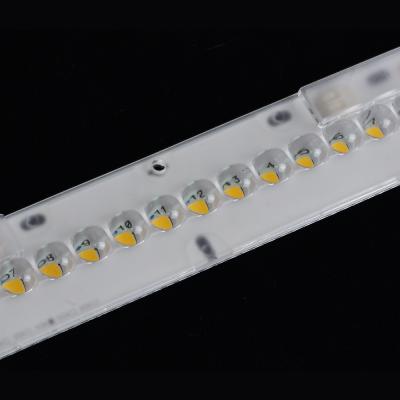 China Zhaga standard linear led module SMD3030/2835/5630 linear led board with lens L280*W40mm for sale