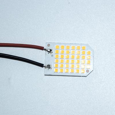 China Street Lights OEM Customized Service 37*25mm Aluminum Based LED PCB With smd 2835/3030 DC48V 40 LED Light Module for sale