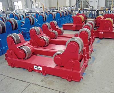 China 100T Self-aligned Welding Turning Rolls For Pipe With ABB Inverter Control for sale