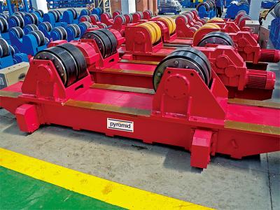 China Standard Motorized Pipe Turning Rolls For Wind Tower Production Line for sale