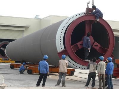 China Adjustable Standard Wind Tower Production Line Equipment 100 Tons Fit - Up Roller for sale