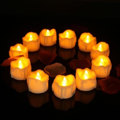 China Flameless LED Candles 12pcs Battery Operated Decorative Flameless Candles LED Tea Flickering Light for sale