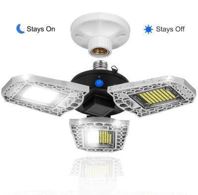 China Unborn 100W Warehouse Deformable Waterproof IP65 Dusk LED Yard Lighting Corn Bulb, 120LM/W LED Garage Ceiling Lights for sale