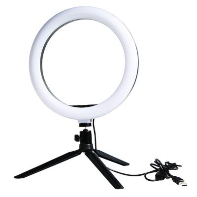 China ABS+PC LED Camera Light, Desktop Makeup Ring Light, 10 Inch Led Selfie Ring Light With Tripod for sale