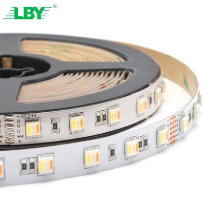 China LBY 3 Pin 15Cm 12V Dc Female Rgb Led Strip Connector App Control Rgb Led Strip Light Under Rgb Cct Led Strip for sale