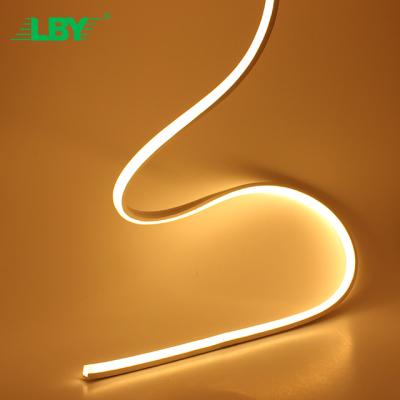 China LBY Shenzhen Flexible Flex Strip Constant Voltage 24V Led Neon Light 12V Led Cuttable Strip Smd2835 Water Proof Led Neon Strip for sale