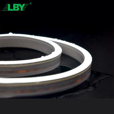 China LBY 8 X 16Mm Flexible Dimmable Rgb Led Strip Flex Neon Light Double-Sided Water Proof Neon Led Strip For Signs Ultra Thin Cut for sale