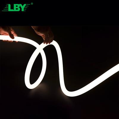 China LBY Smd 2835 Digital Neon Led 360 Strip Smart Lights Rgb Ws2812B Bendable 12V Flexible Light Led Neon Strip Smd 2835 for sale