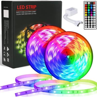 China LBY Tunable 5M 60Leds/M 10M 300Leds/M 20M 360Leds/M Smart Led Strip Wifi Home Kit Rgb 5050 Led Strip Light for sale