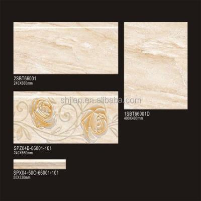 China Rustic Tile Newcomer! ! ! 240*660mm Pink Inkjet 3d Living Room Ceramic Wall Tiles for sale