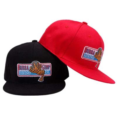 China Plain Men's Flat Baseball Cap With Embroidery Women Custom Hip Hop Snapback Hat for sale