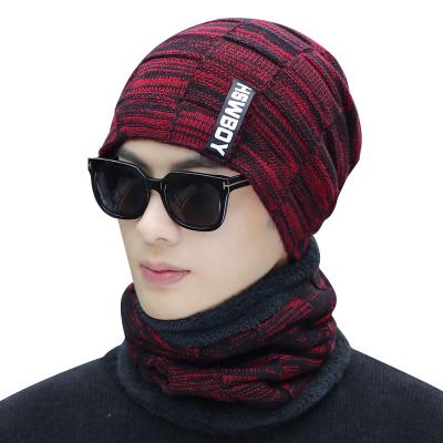 China High Quality Comfortable Slouch Beanie Hat Scarf Fleece Beanie Hats for sale