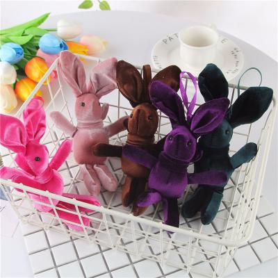 China Best Quality Mini Plush Rabbit Cozy Wholesale Cute Rabbit Toy Key Chain Toy for sale