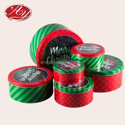 China Different Sizes Of Eco - Friendly And Recyclable Material Packaging Gift Tin Storage Cans for sale