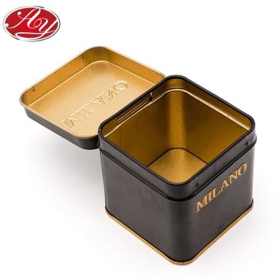 China Factory Wholesale Cube Tin Box Material Eco-friendly and Recyclable for Tea Candy Cookie Packaging for sale