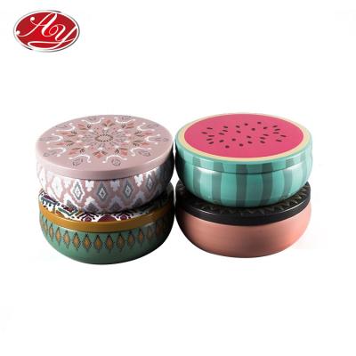 China Wholesale High Quality Tin Box Printed Material Tripe Jar Eco-friendly and recycleable for sale