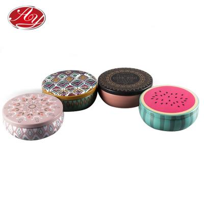 China Eco-friendly And Recyclable Material 12oz Candle Tin Decorative Metal Tin Holder For Scented Candle for sale