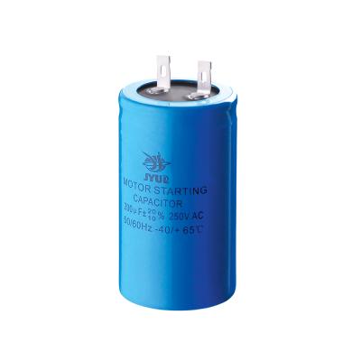 China Customizable ac ac motor starting capacitor / motor cd60 250v jyue rohs for sale