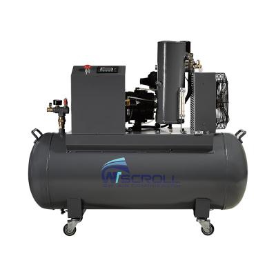 China Lubricated 150 Liter 3.5 Hp Scroll Air Compressor For Tire Inflation for sale