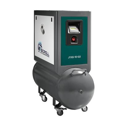 China Best Price Lubricated Scroll Air Compressor 200l Tank for sale