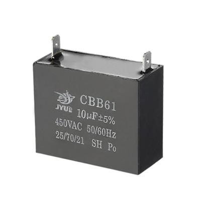 China cbb61 air conditioner ceiling fan 20uf 450 vac capacitor cbb61 capacitor 250vac 40/70/21 for sale