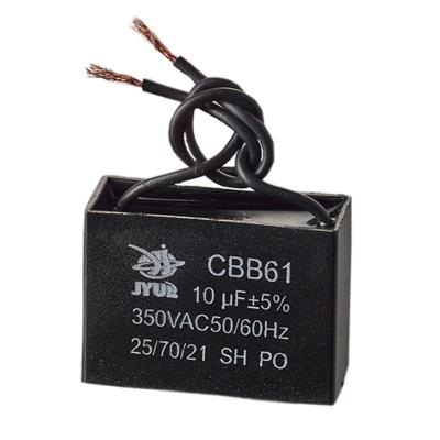 China Sqare capacitor cbb61 2uf 450v capacitor price capacitor 12v for sale