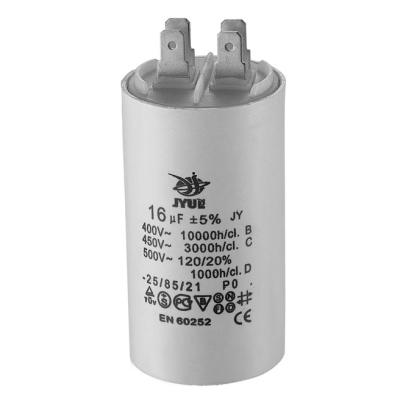 China Air Conditioner AC Motor Run 20uF 450V CBB60 Capacitor With Pins Shipping And Handling 50/60Hz for sale