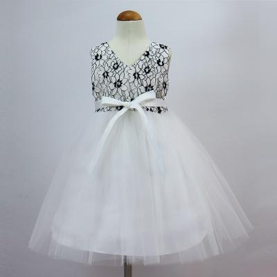 China High Quality Anti-static Girl Summer Dress Dresses Flower Lace Baby Dresses for sale