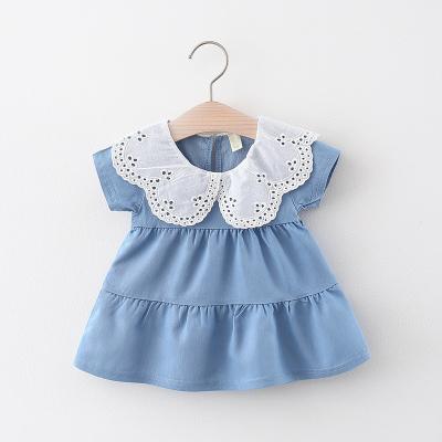 China Fashion Washable Summer Wholesale Baby Girls One Piece Fabrics For Girls Children Clothing for sale