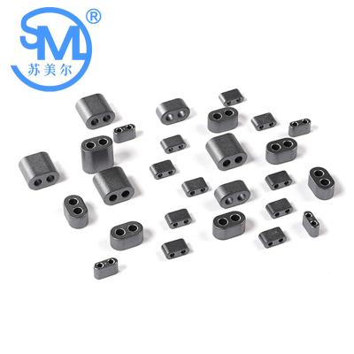 China High Ni permeability ferrite core with two holes for EMC for sale