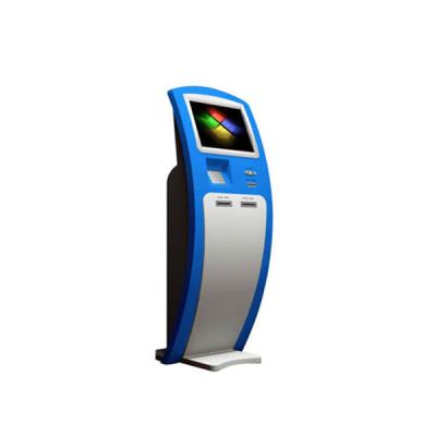 China Freestanding Shopping Mall Single Screen 17inch Automatic Self Payment Machine Kiosk With Printer (HJL-3358) for sale