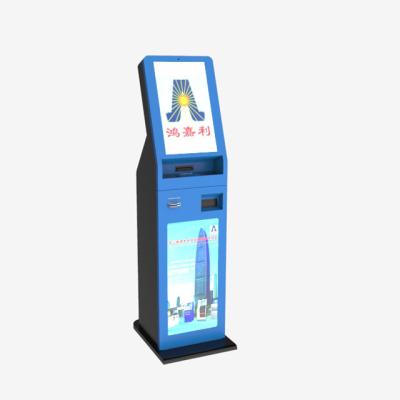 China Indoor Card Dispensing Kiosk Hotel Check In Self Service Kiosk Bill Payment Kiosk for sale