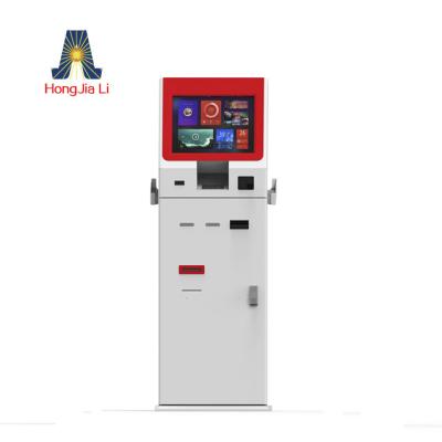 China Bank Self Service Order Payment Touch Screen Kiosk Self Pay Machine Barcode Scanner Self Ordering Kiosk for sale