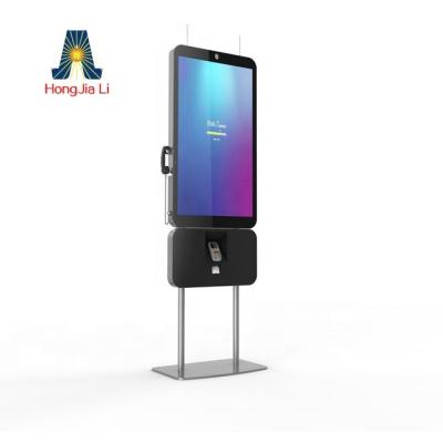 China 21.5~32 inch touch screen food self-service hot selling checkout terminal kiosk bank for supermarket and restaurant for sale