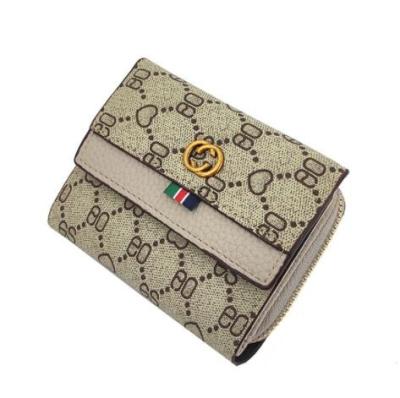 China European RFID Wallet Card Style 1:1GG5A New Multi-Functional And American Bag Small Women's All-match Leather Wallet for sale