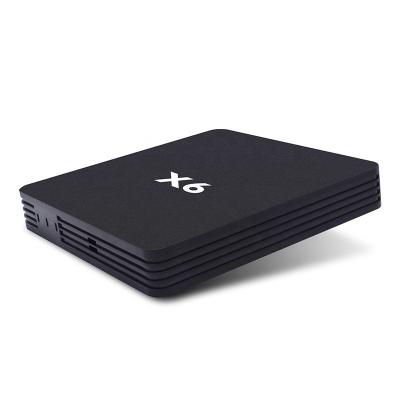 China 2021 Latest OEM/ODM Set Top Box Black X6 Amlogic S905L For IPTV 4K Smart TV Box Support Multi-Language Android 7.1 TV Box for sale