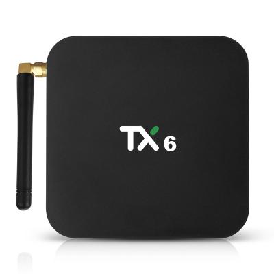 China OEM/ODM 2021 TX6 Android 9.0 TV Box Dual Wifi TX6 Android TV Box Hot Selling Allwinner H6 USB 3.0 Smart for sale