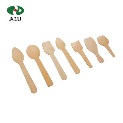 China Restaurant Tableware Eco - Friendly Biodegradable Disposable Wooden Cutlery Cutlery for sale