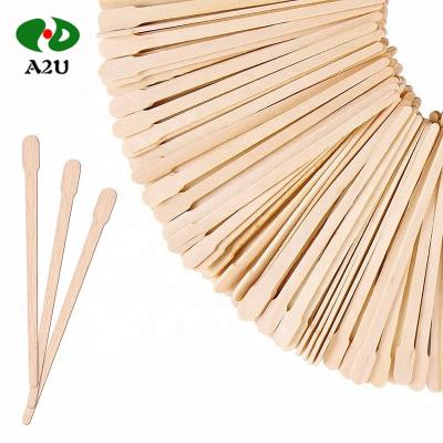 China Wholesale Custom Hair Removal Wax Sticks Applicator Disposable Wooden Facial Waxing Wooden Spatula for sale