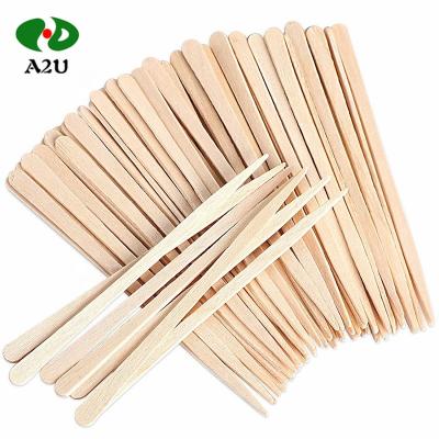 China Hair Removal Cream Facial Spatulas Wooden Small Wax Applicator Sticks For Waxing Body Hair Care for sale