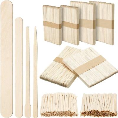 China Body Leg Face Wax Use Factory Price Wooden Spatulas For Hair Removal Wooden Waxing Stick for sale